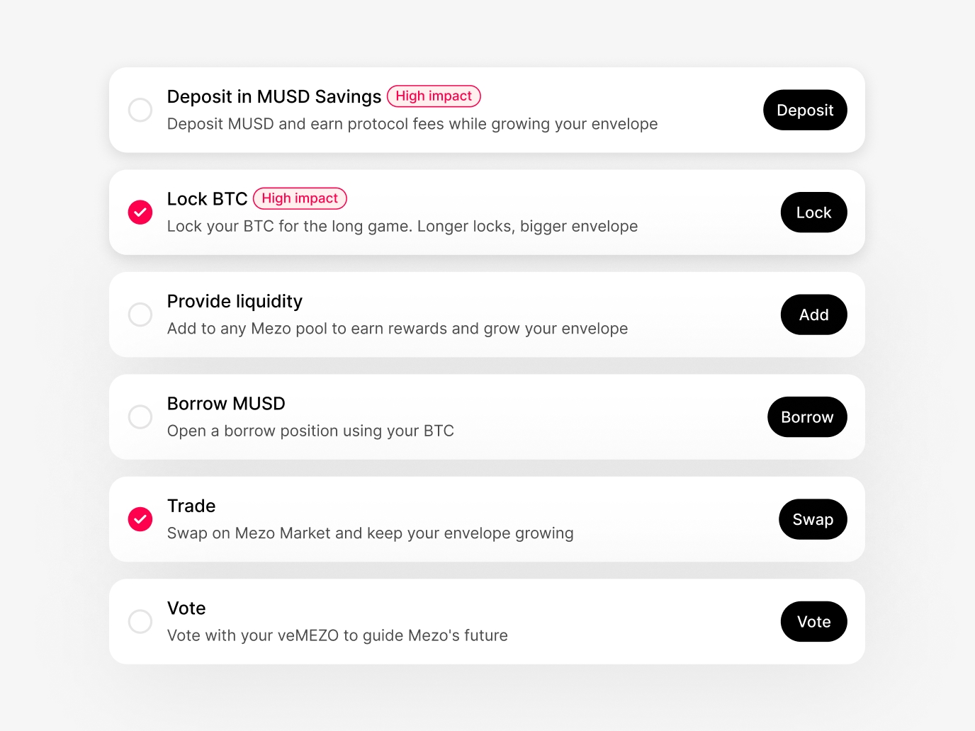 Red Envelope component detail