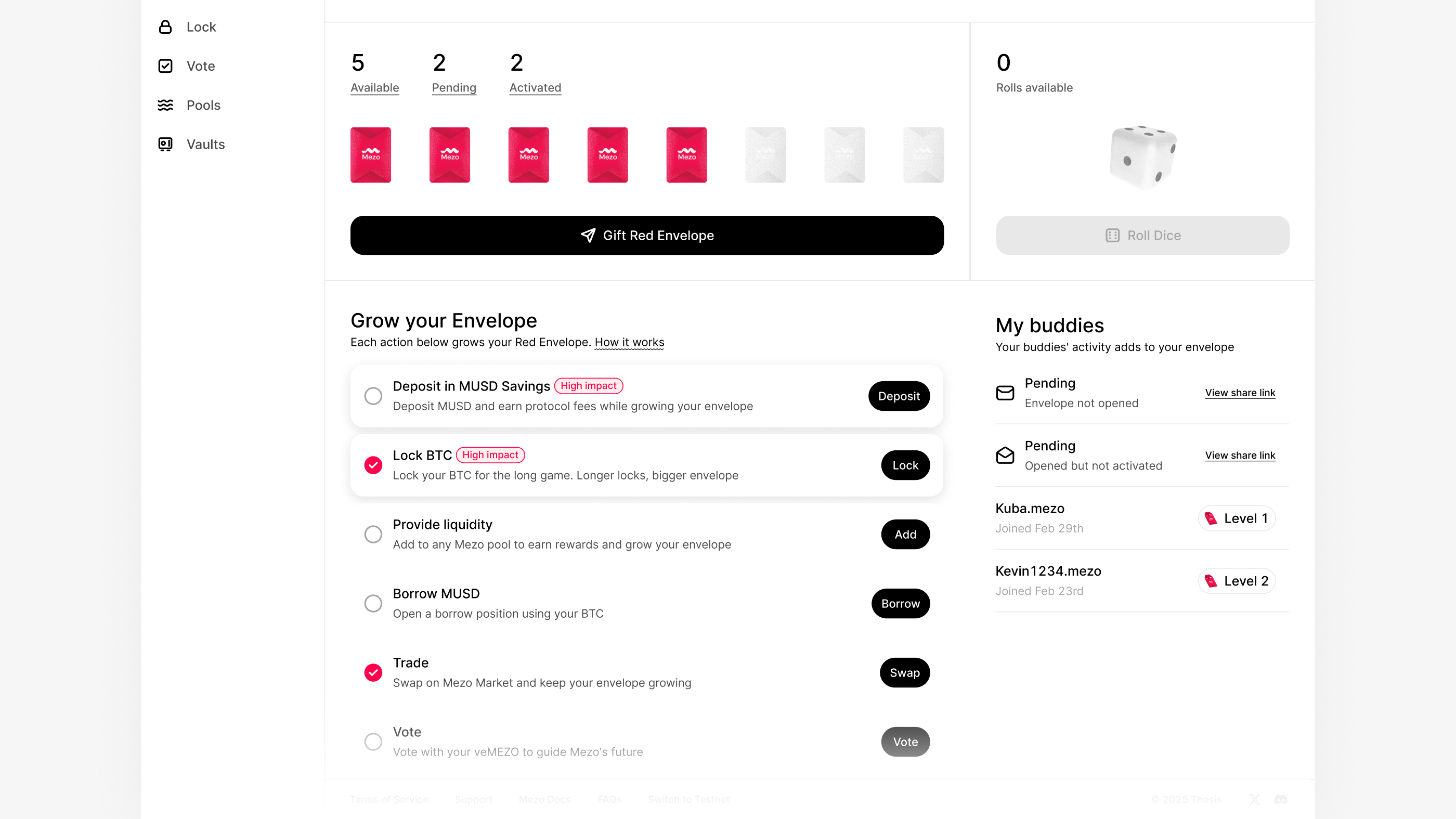 Red Envelope campaign detail
